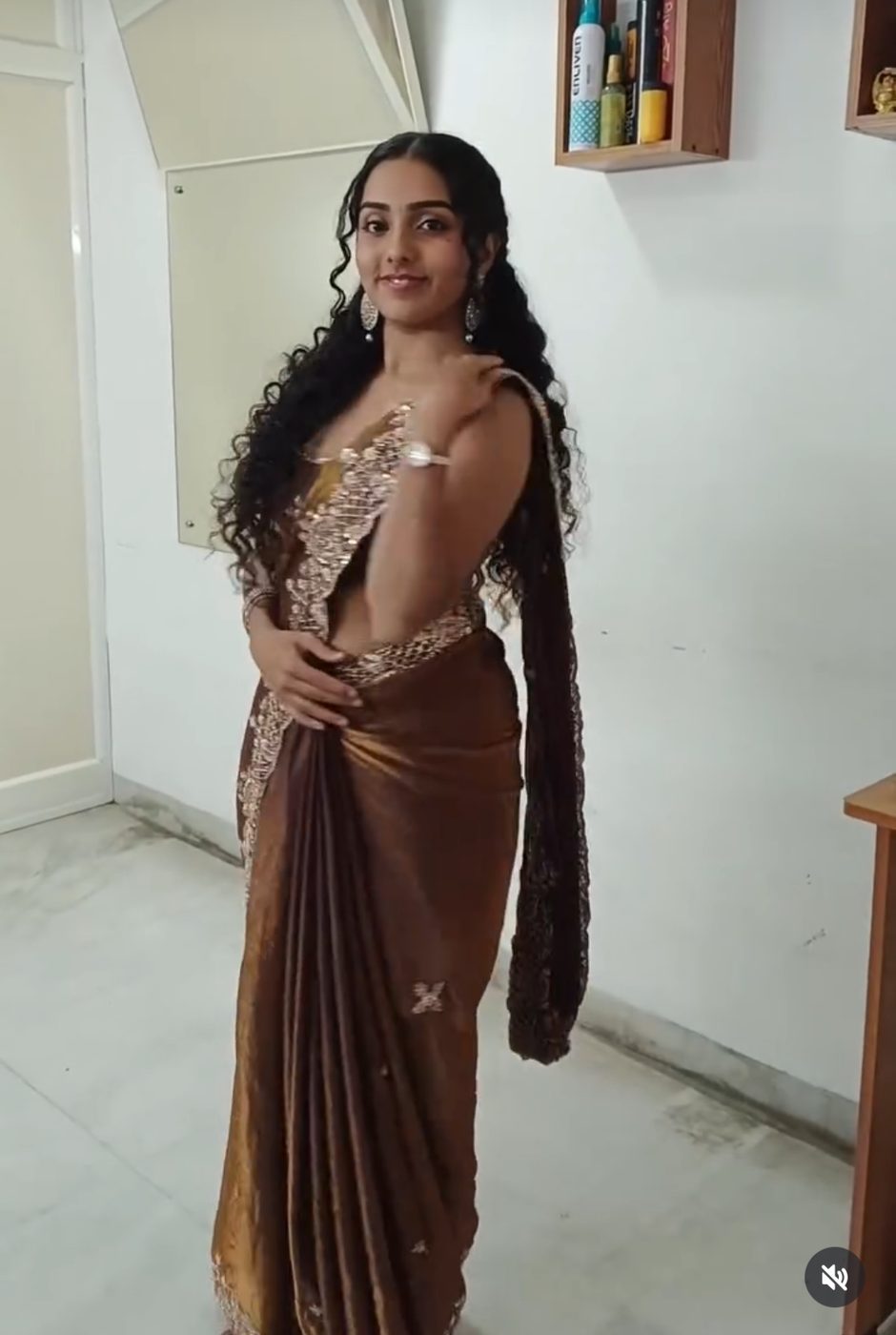 Curly Bridal Style