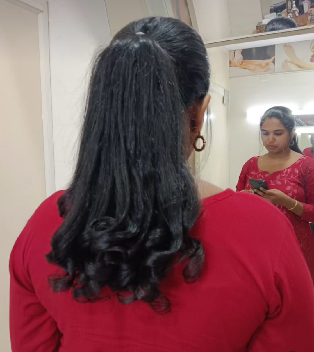 Half Updo Style